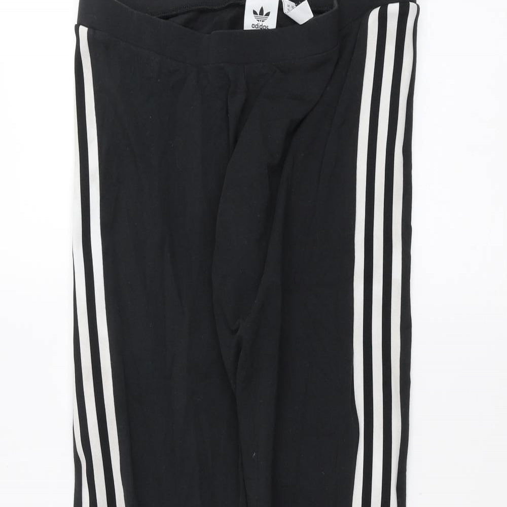 adidas Womens Black   Jogger Leggings Size 16 L24 in
