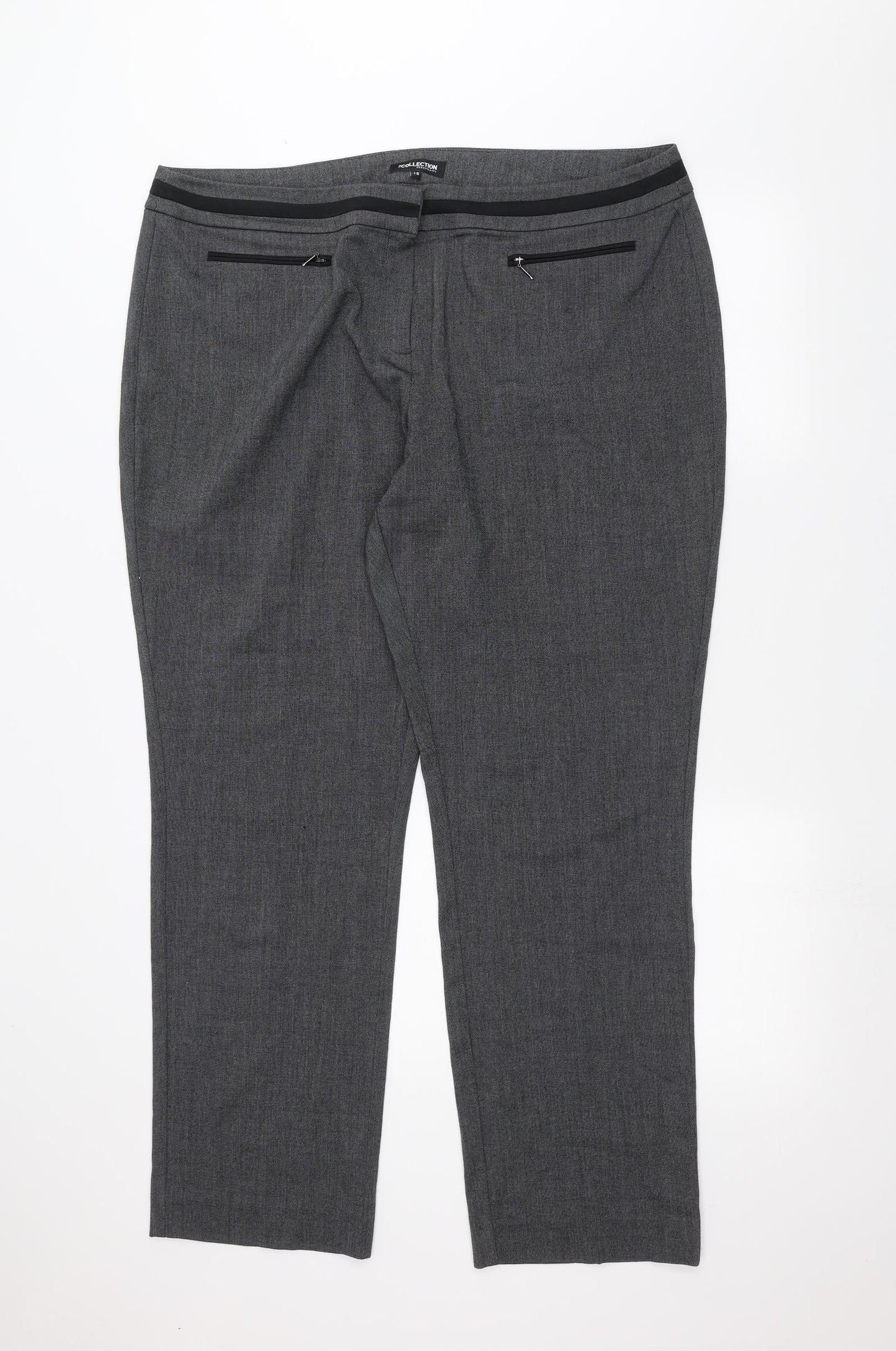 Debinhams Womens Black   Trousers  Size 18 L29 in
