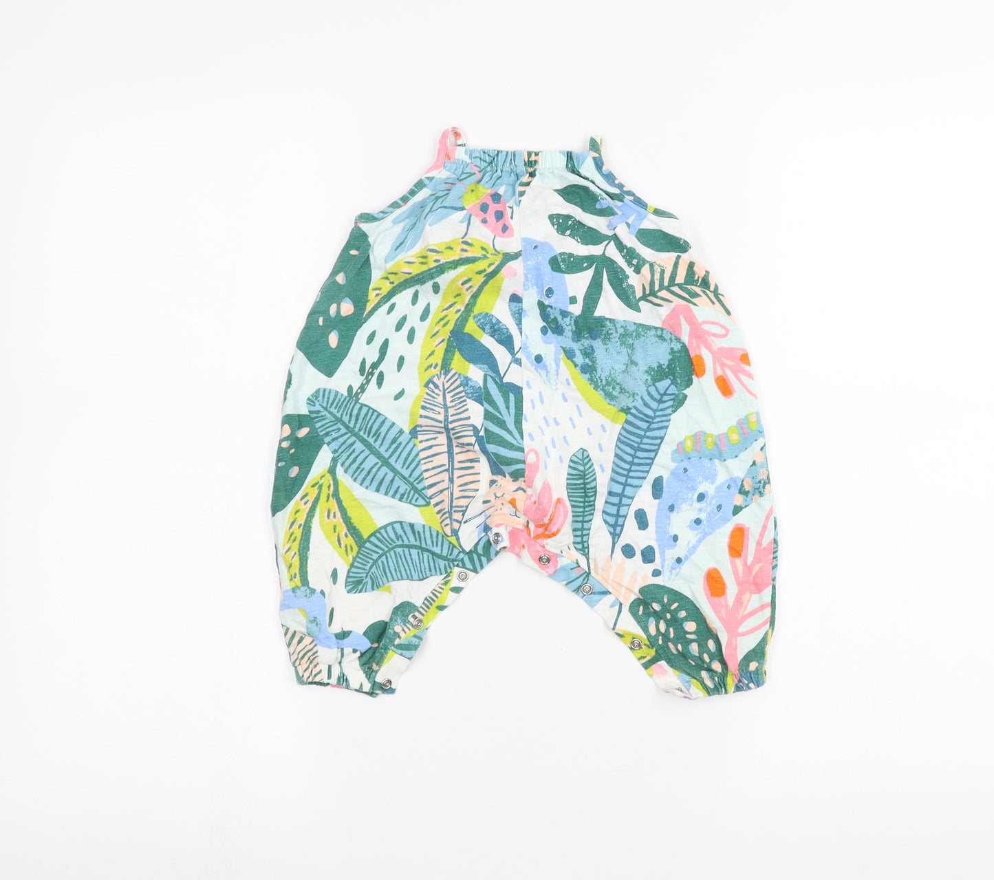 NEXT Baby White Floral  Babygrow One-Piece Size 3-6 Months