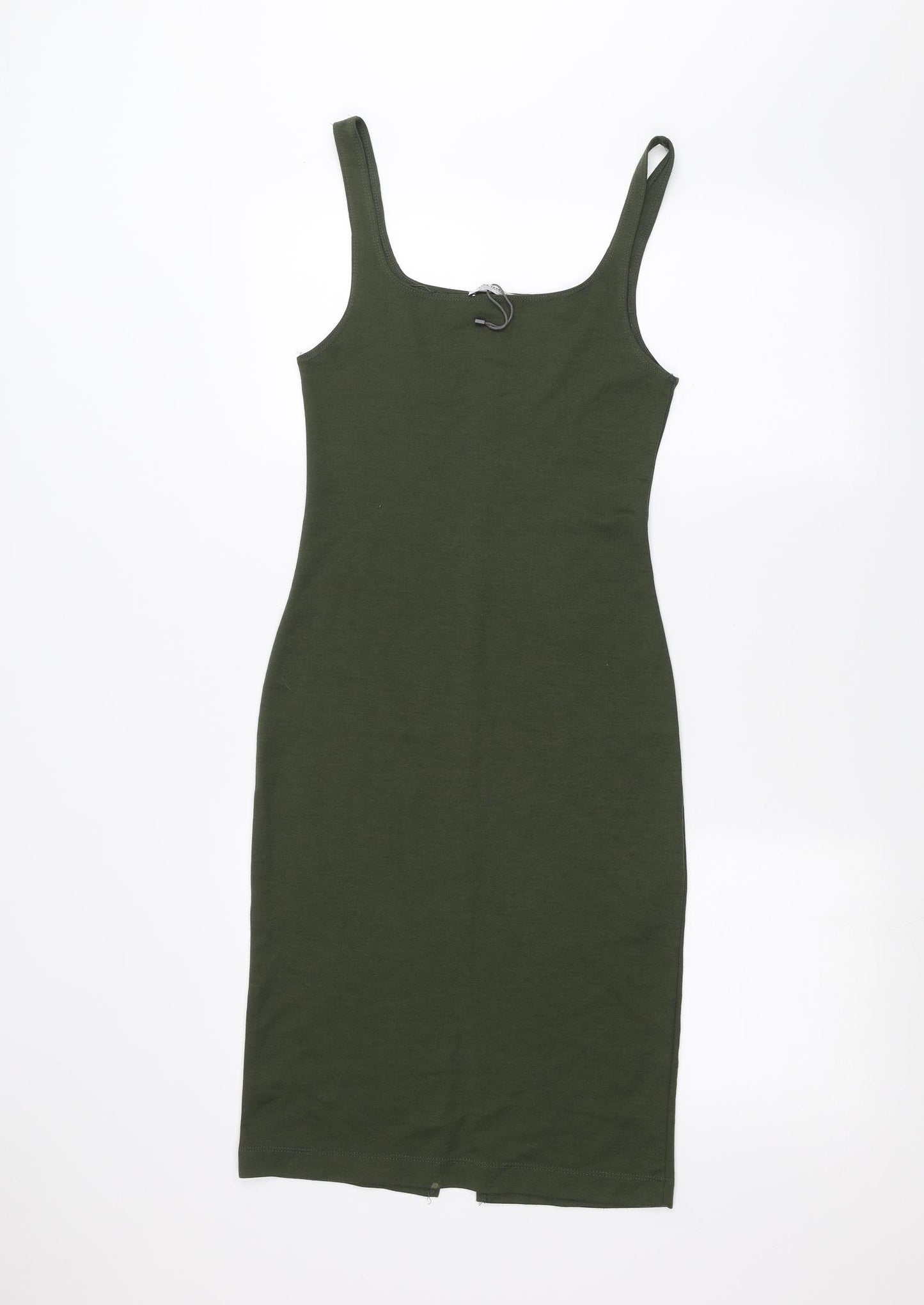 Zara Womens Green   Pencil Dress  Size M