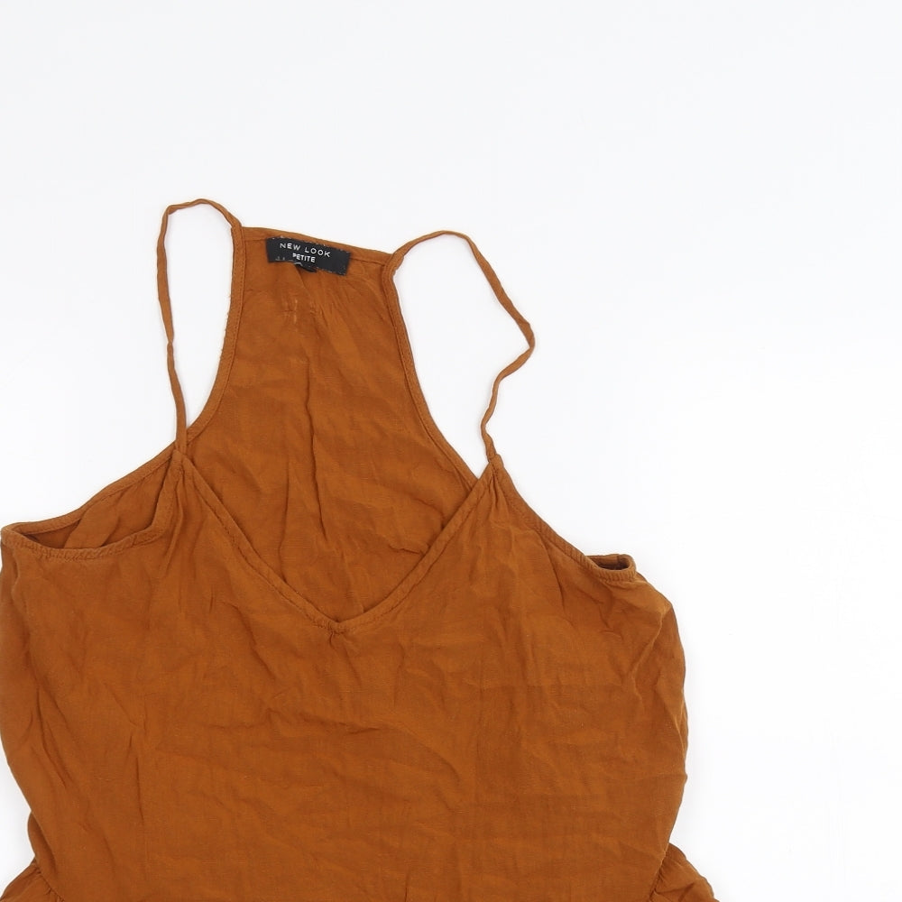 New Look Womens Brown   Basic T-Shirt Size 10