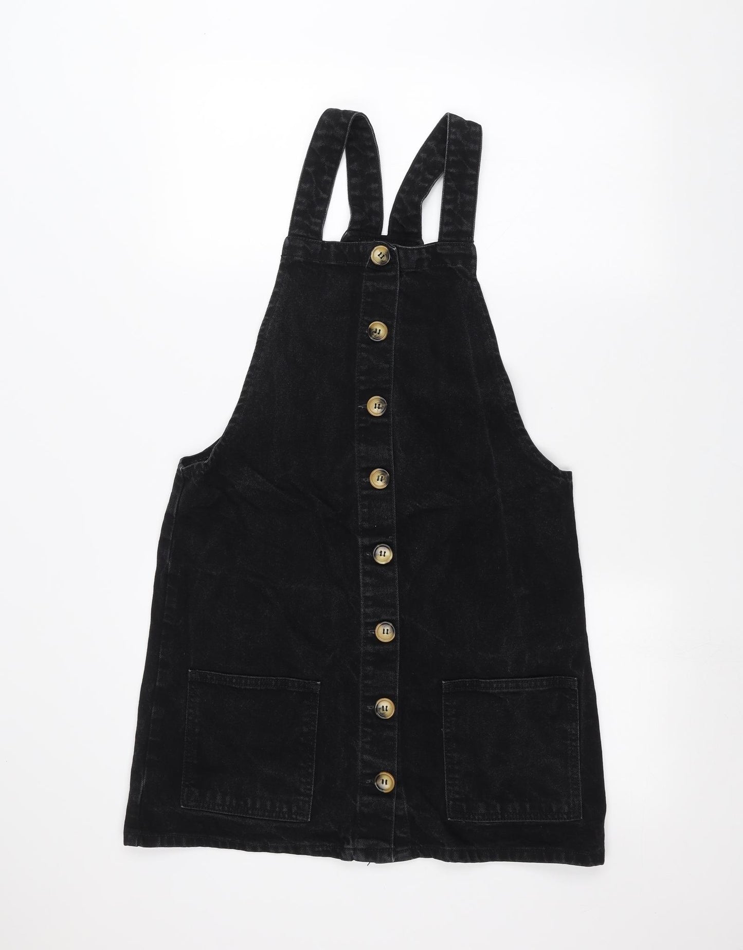 Denim & Co. Womens Black  Denim A-Line  Size 12