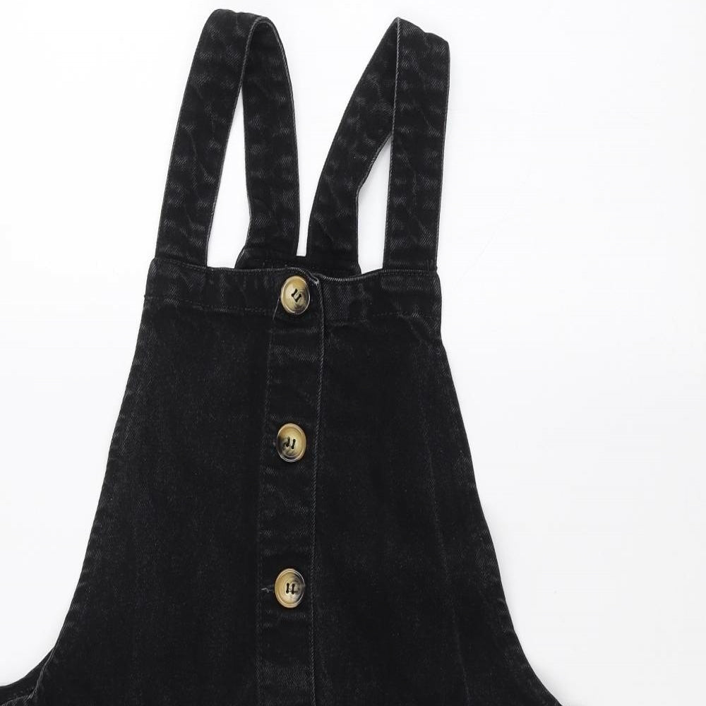 Denim & Co. Womens Black  Denim A-Line  Size 12
