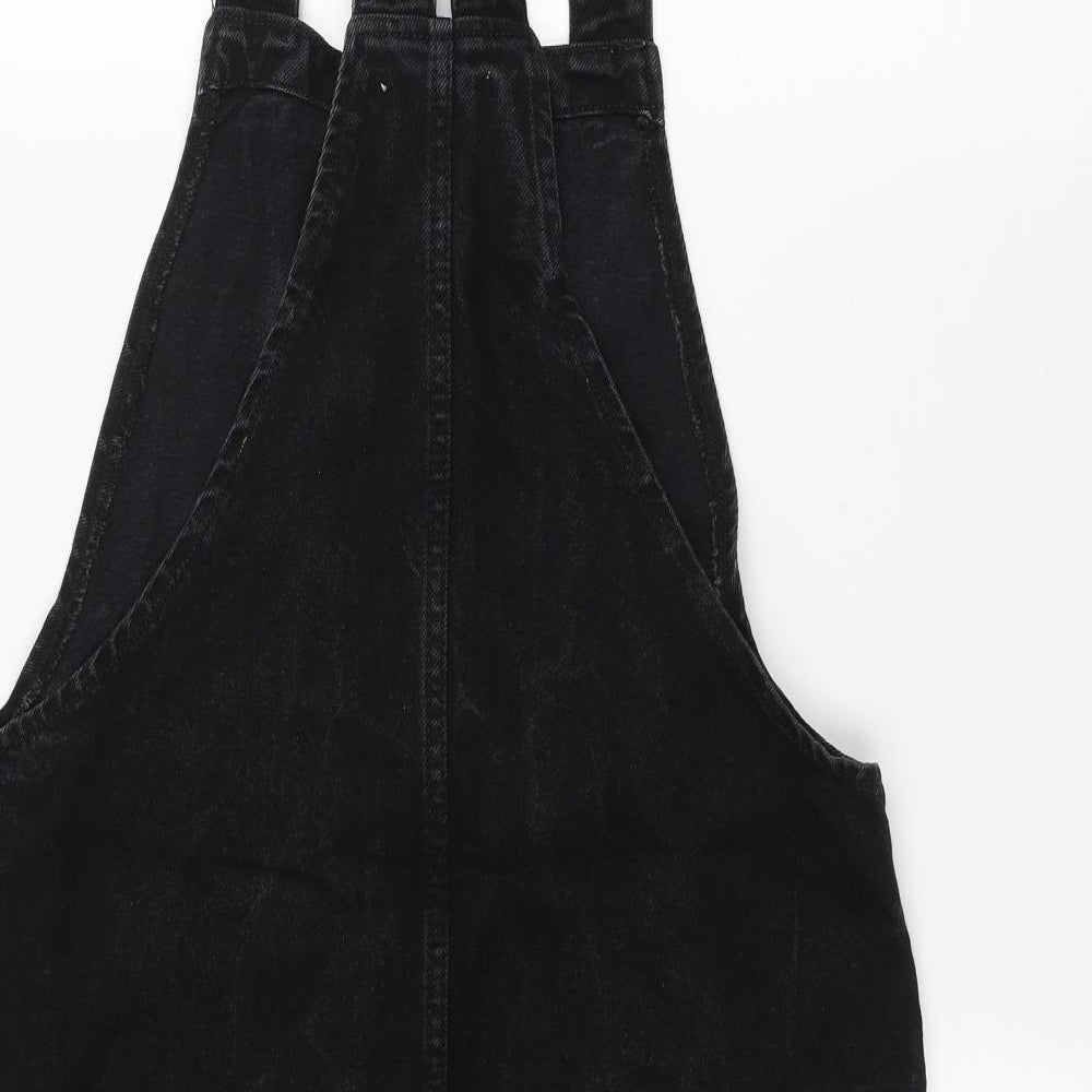 Denim & Co. Womens Black  Denim A-Line  Size 12
