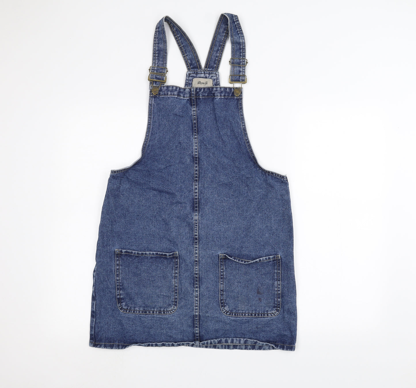 Denim & Co. Womens Blue  Denim A-Line  Size 12