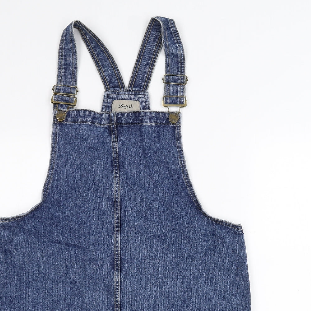 Denim & Co. Womens Blue  Denim A-Line  Size 12