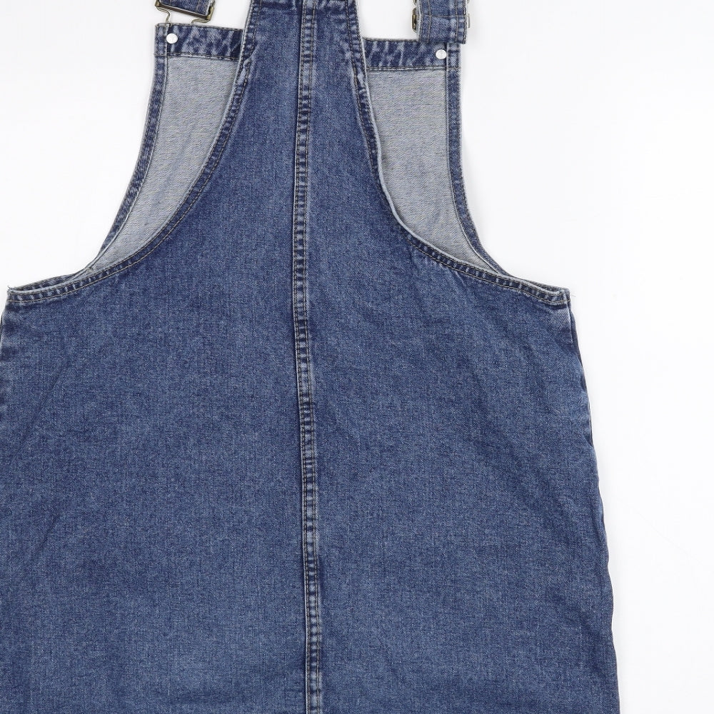 Denim & Co. Womens Blue  Denim A-Line  Size 12