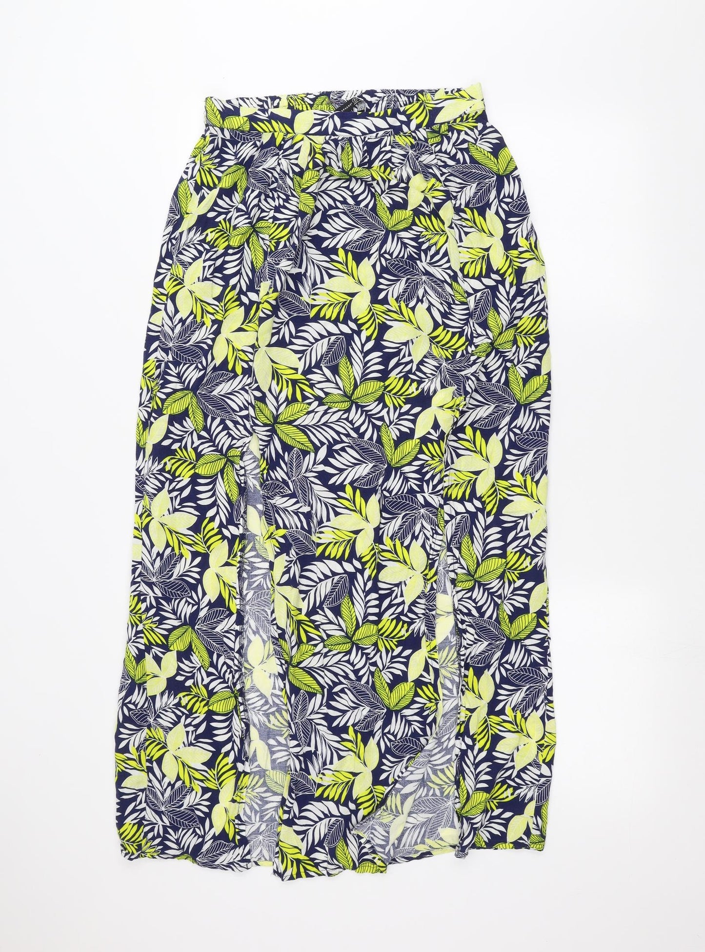 Atmosphere Womens Blue Floral  A-Line Skirt Size 8