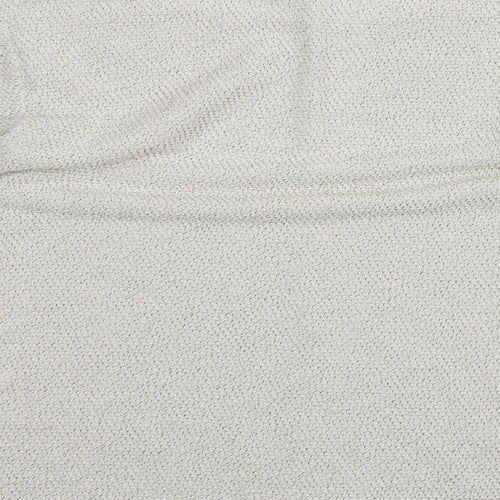 H&M Womens White   Pullover Jumper Size M