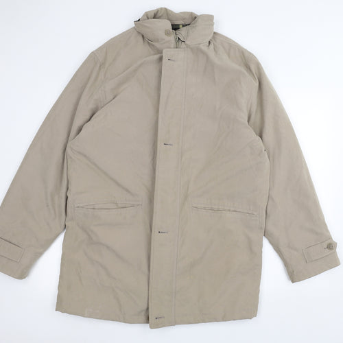 West rock Mens Brown   Pea Coat Coat Size M
