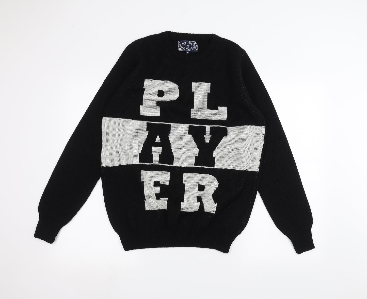 New Look Mens Black   Pullover Jumper Size M
