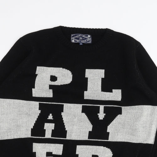 New Look Mens Black   Pullover Jumper Size M