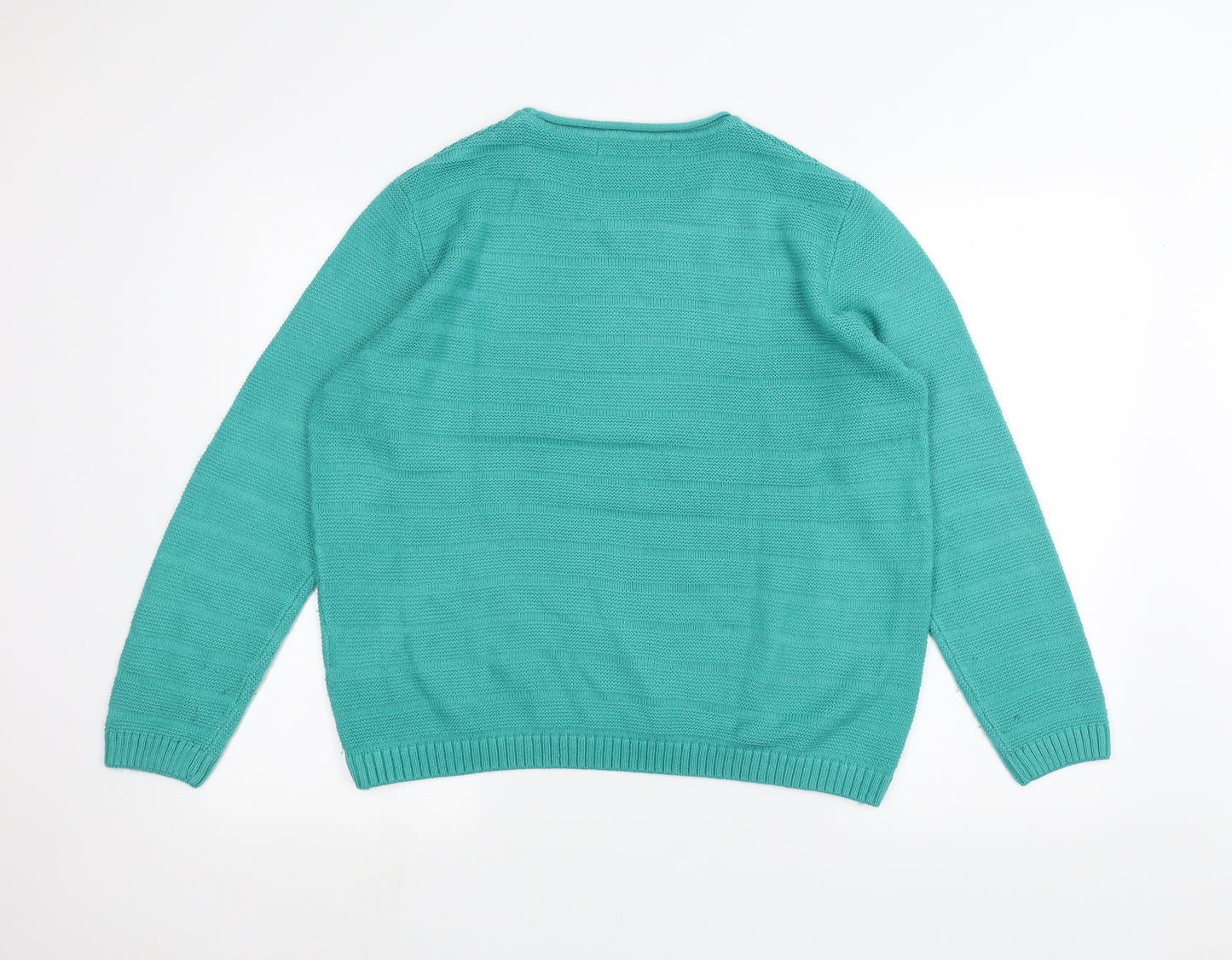 ISLE Womens Green   Pullover Jumper Size L