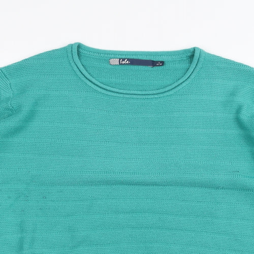 ISLE Womens Green   Pullover Jumper Size L