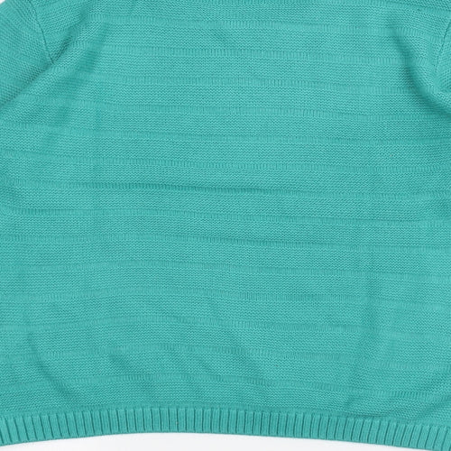 ISLE Womens Green   Pullover Jumper Size L