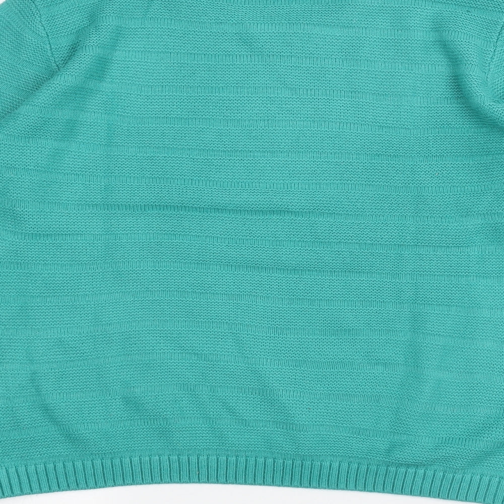 ISLE Womens Green   Pullover Jumper Size L