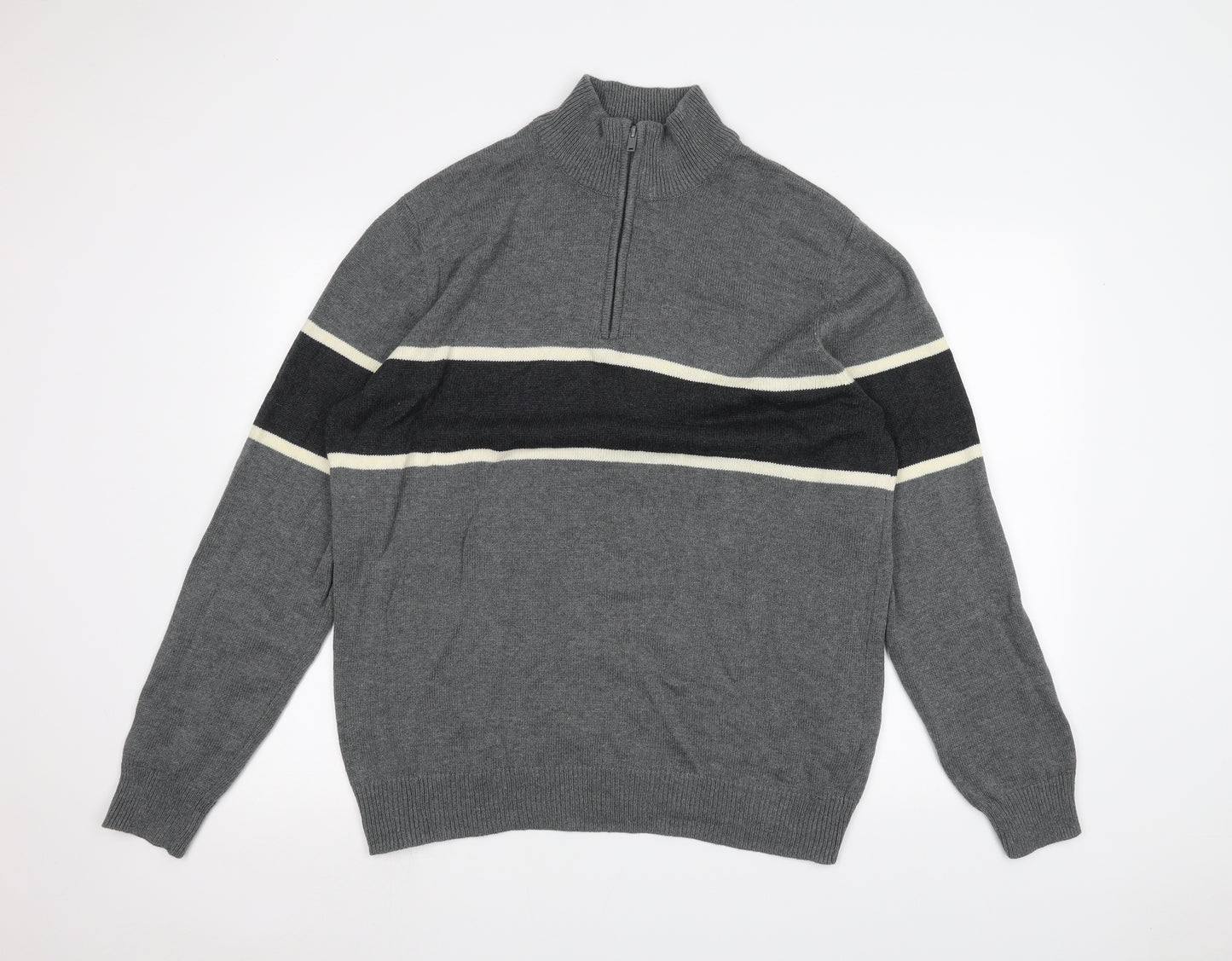 Gap Womens Grey   Full Zip Jumper Size XL