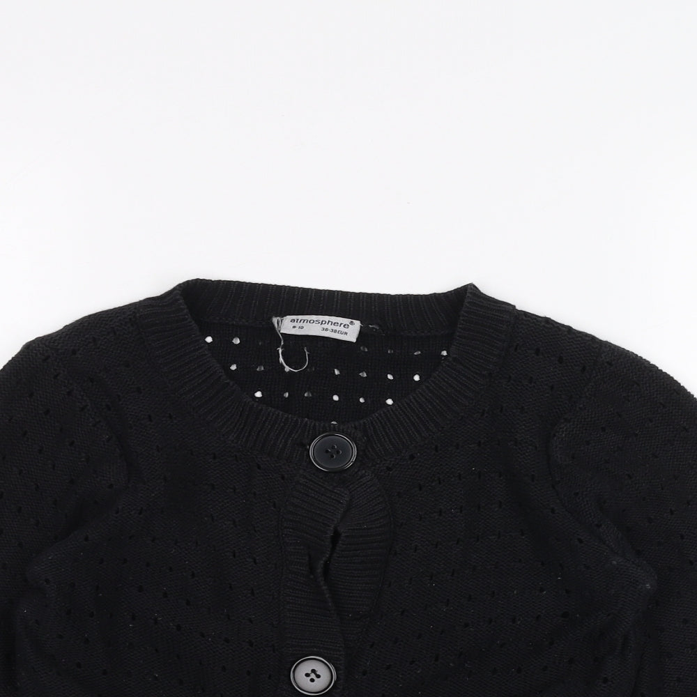 Atmosphere Womens Black   Cardigan Jumper Size 8