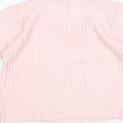 Classique Womens Pink   Pullover Jumper Size M