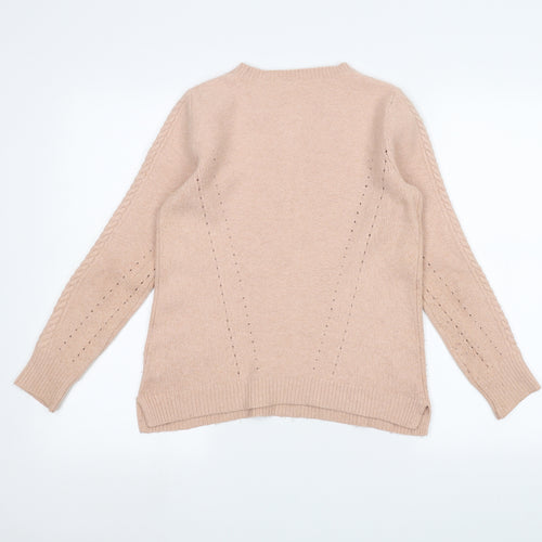 Ken Womens Pink   Pullover Jumper Size M