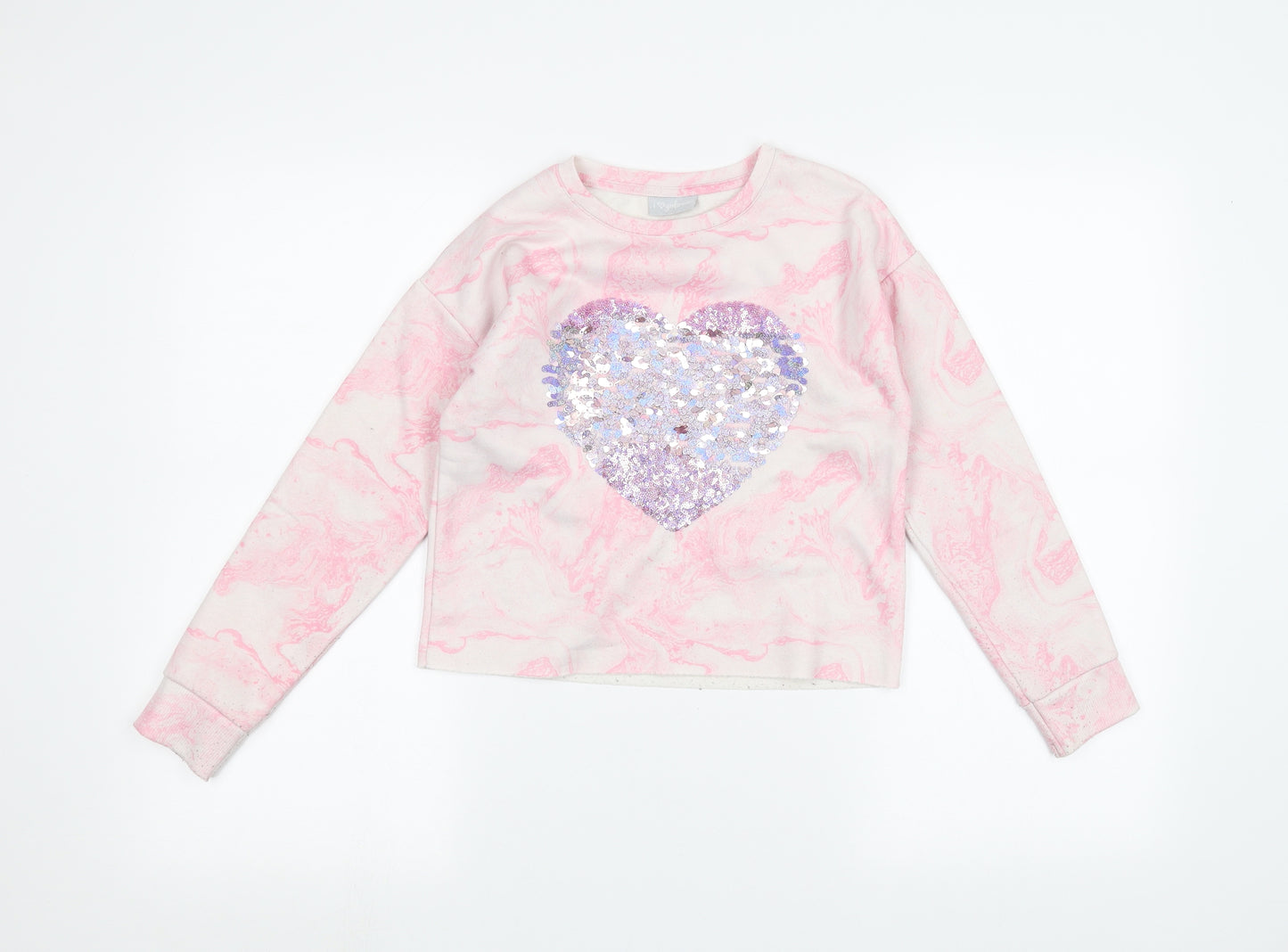 Matalan Girls Pink   Pullover Jumper Size 9 Years
