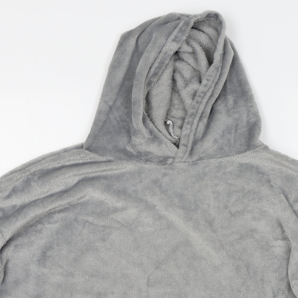 Preworn Womens Silver   Pullover Hoodie Size XL