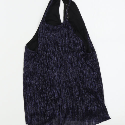 Miss Selfridge Womens Blue   Basic Tank Size 8