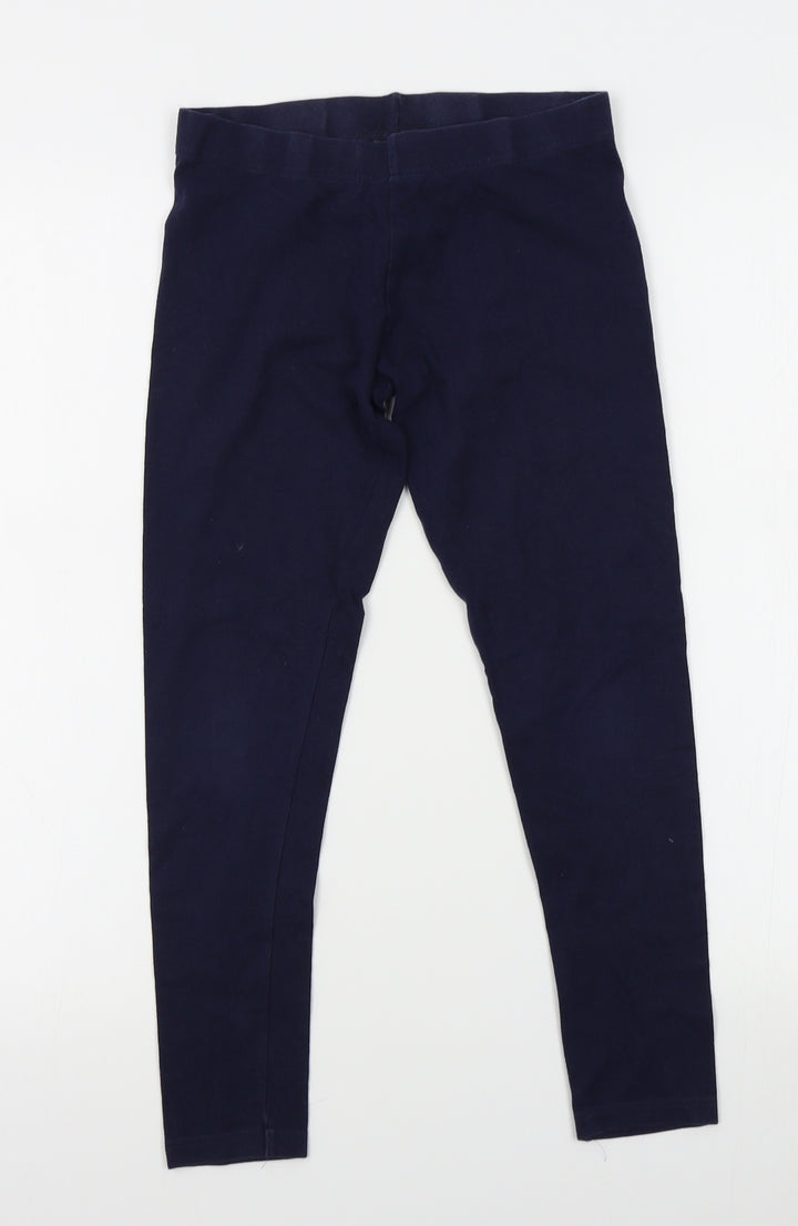 NEXT Girls Blue Jogger Trousers Size 11 Years - legggins