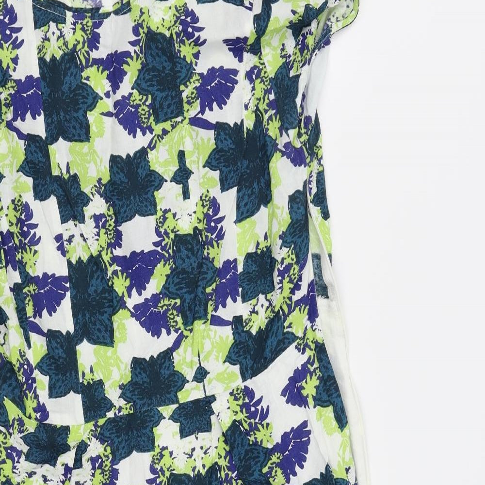 H&M Womens Red Floral  Shift  Size 8