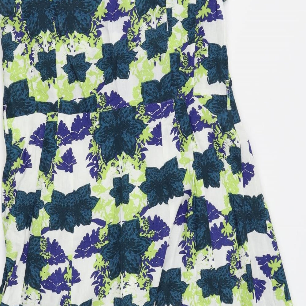 H&M Womens Red Floral  Shift  Size 8