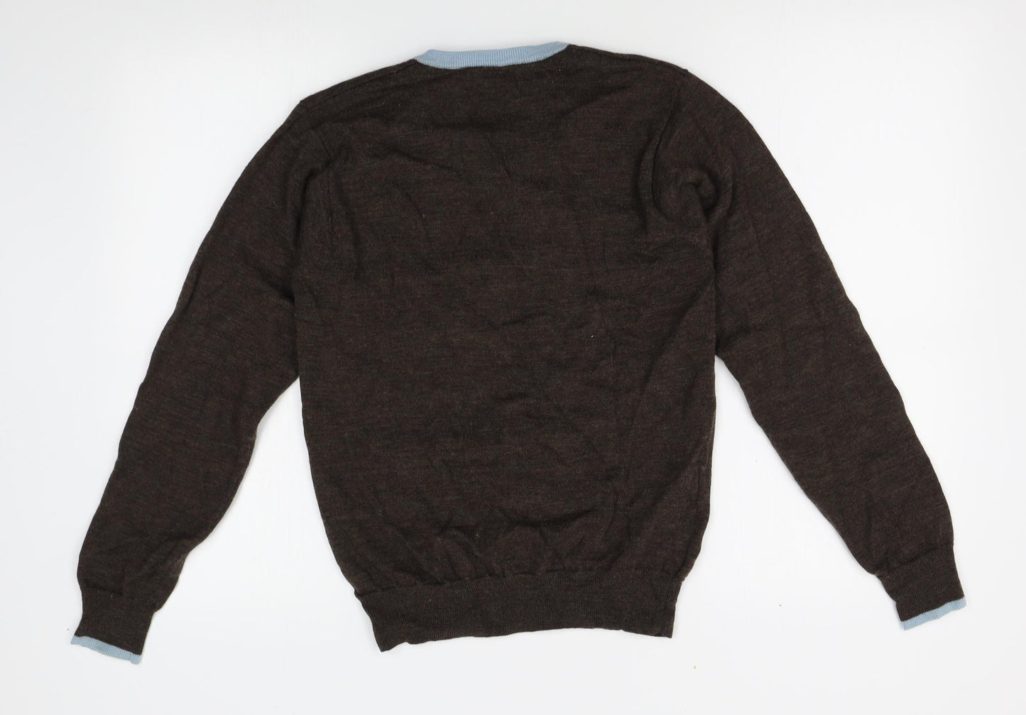 Fred Perry Mens Brown   Pullover Jumper Size S