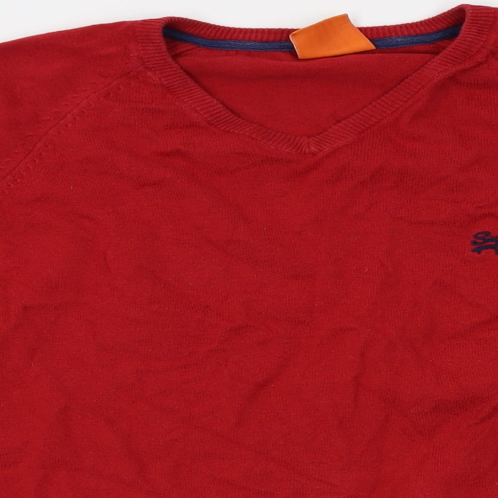 Superdry Mens Red   Pullover Jumper Size S