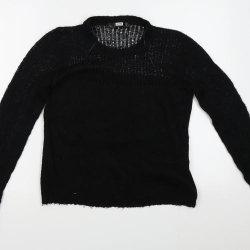 Bikbok Womens Black   Pullover Jumper Size S