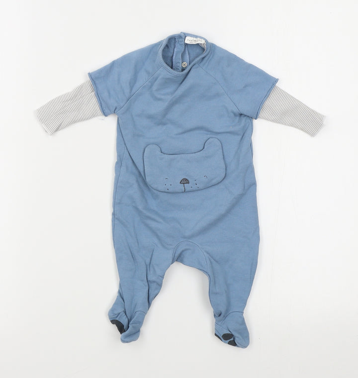 NEXT Boys Blue   Babygrow One-Piece Size 0-3 Months