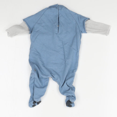 NEXT Boys Blue   Babygrow One-Piece Size 0-3 Months