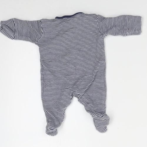 NEXT Baby Black Striped  Babygrow One-Piece Size 0-3 Months