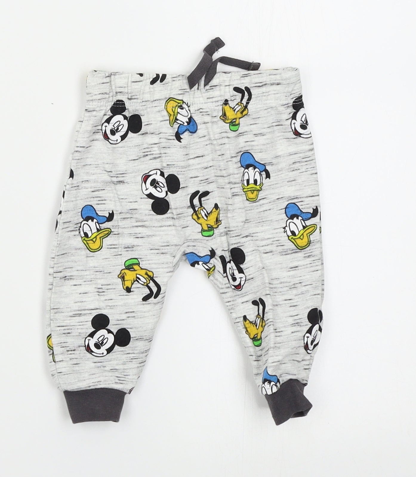 Primark Baby Grey   Jogger Trousers Size 0-3 Months  - disney
