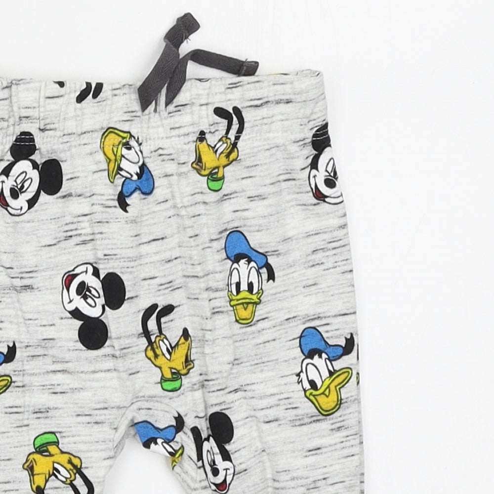 Primark Baby Grey   Jogger Trousers Size 0-3 Months  - disney