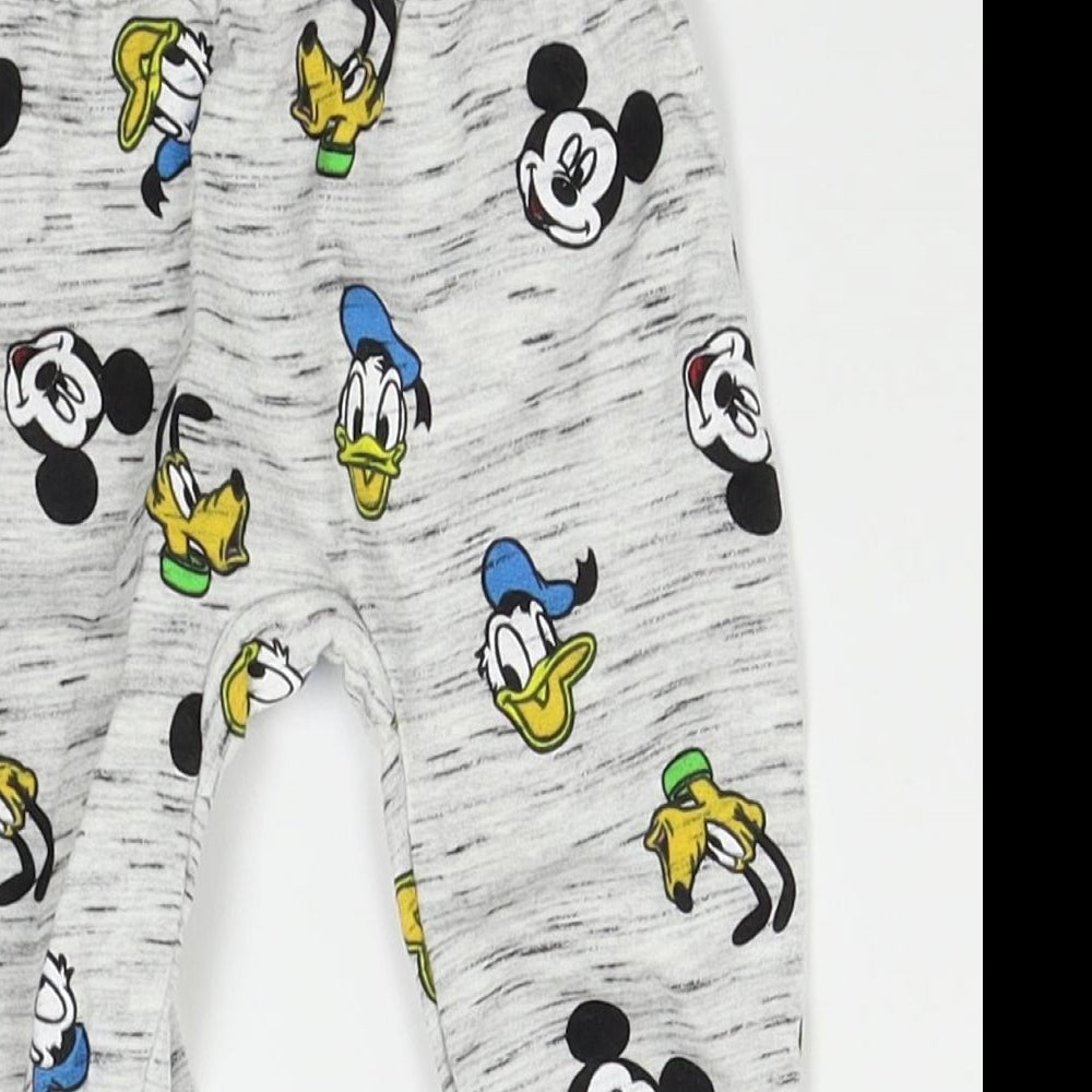 Primark Baby Grey   Jogger Trousers Size 0-3 Months  - disney