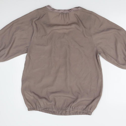 Espirit Womens Brown   Basic Blouse Size 14