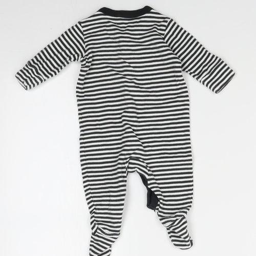 NEXT Baby White Striped  Babygrow One-Piece Size 0-3 Months