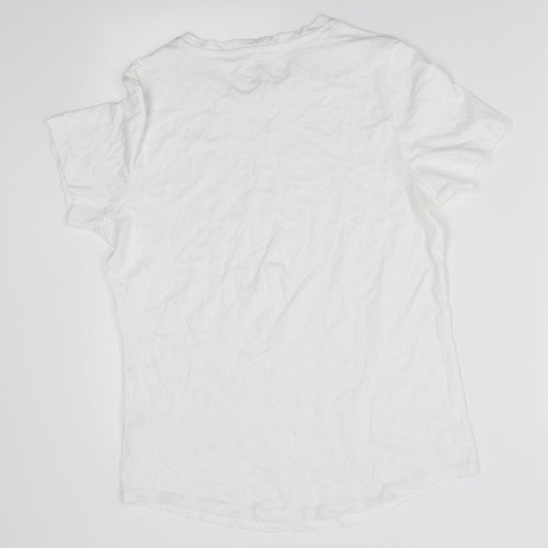 George Womens White   Basic T-Shirt Size 10