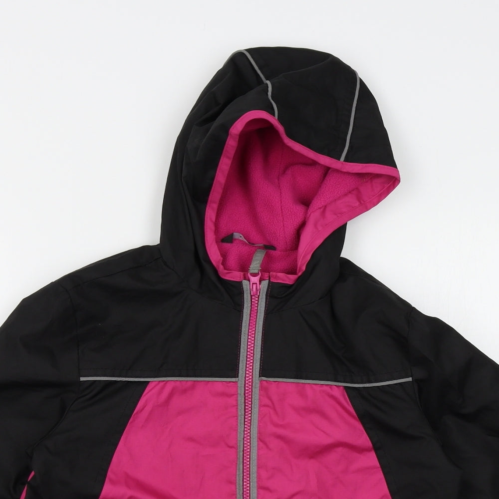 George Girls Pink   Rain Coat Coat Size 9-10 Years