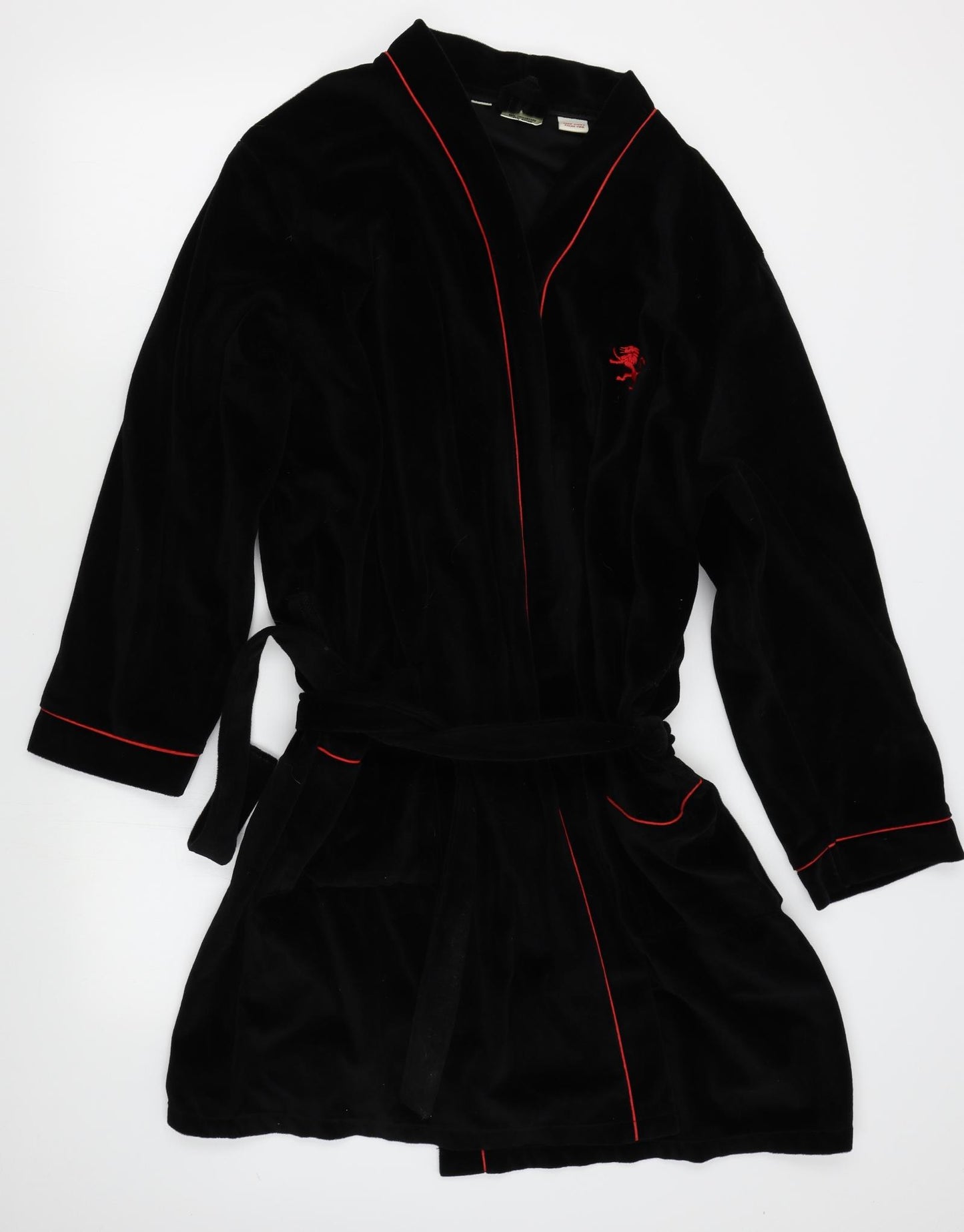 Preworn Mens Black    Robe Size XL