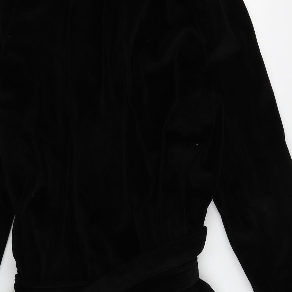 Preworn Mens Black    Robe Size XL
