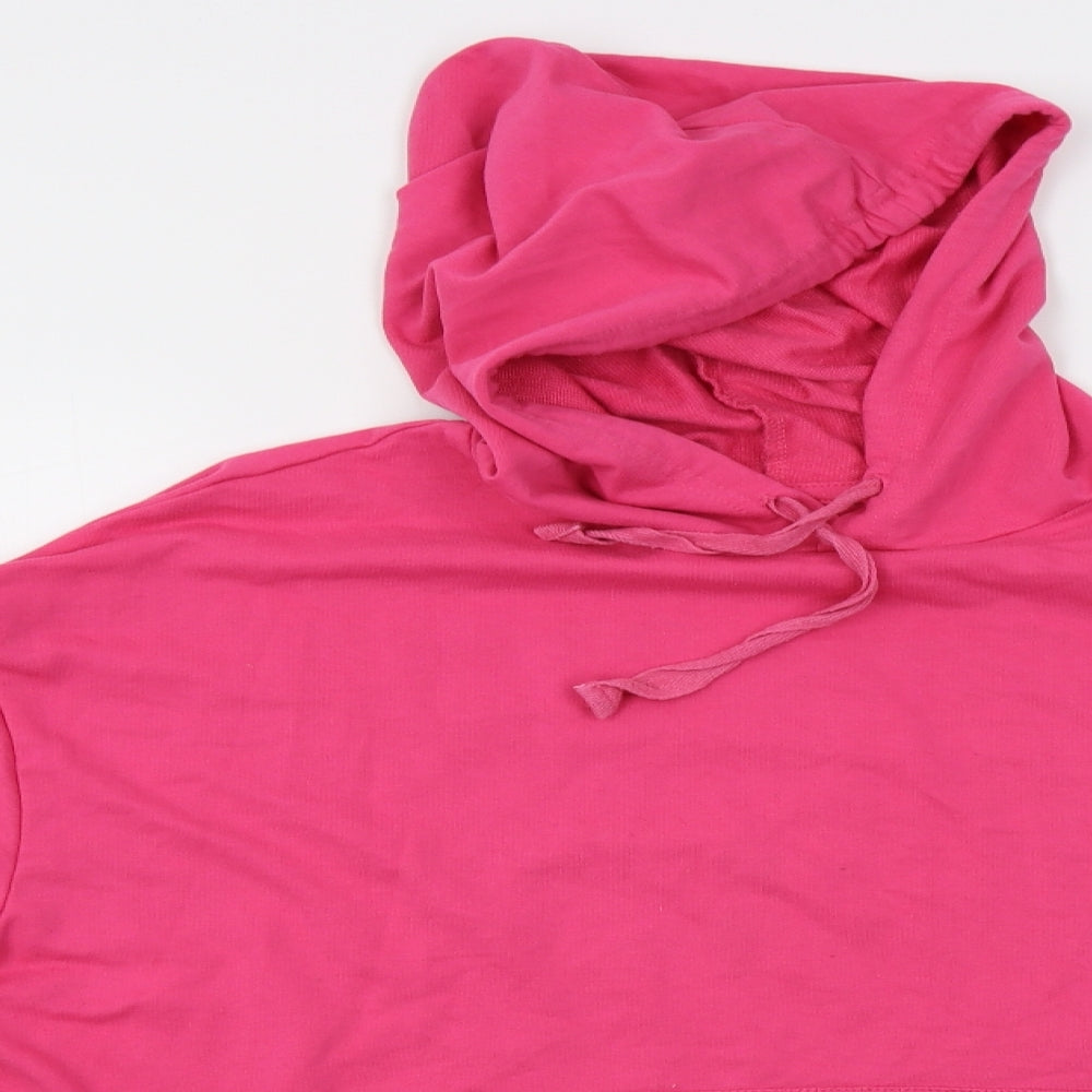 Lucy & Yak Womens Pink   Pullover Hoodie Size M