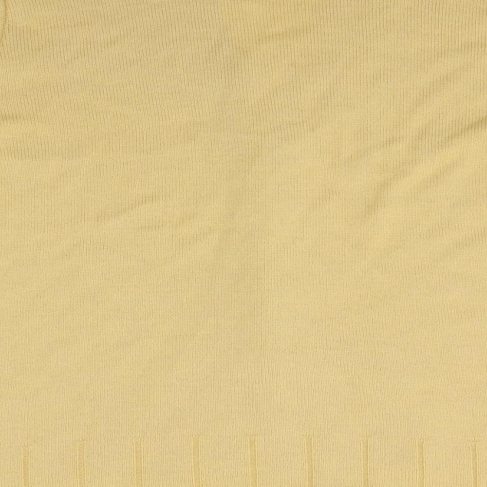 bonmarche Womens Yellow   Cardigan Jumper Size M