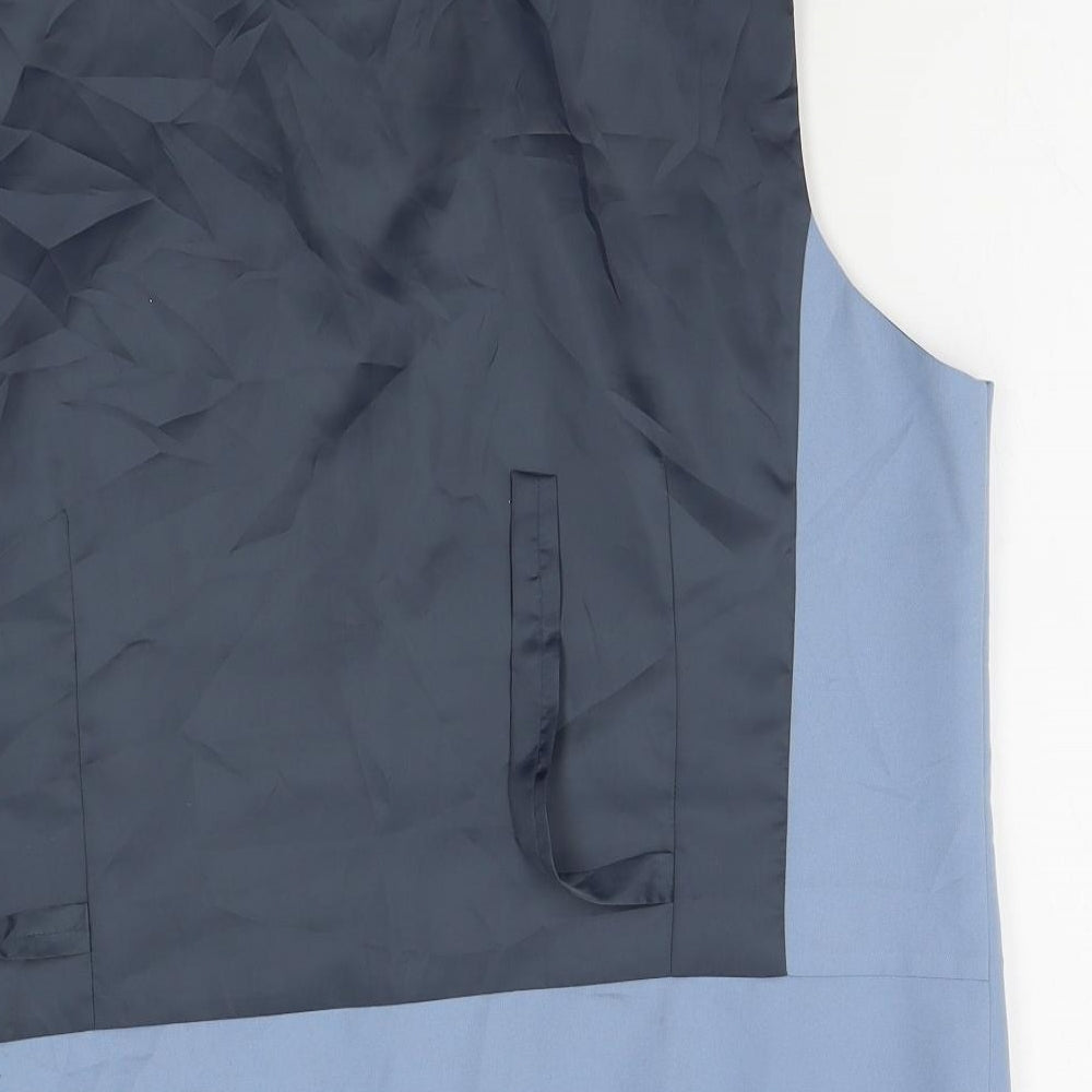 Matalan Mens Blue   Jacket Suit Waistcoat Size L