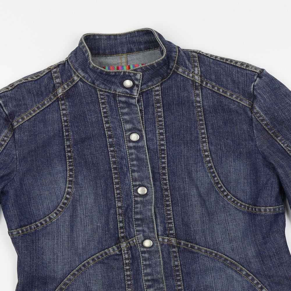 FCUK Jeans Womens Blue   Jacket  Size 12