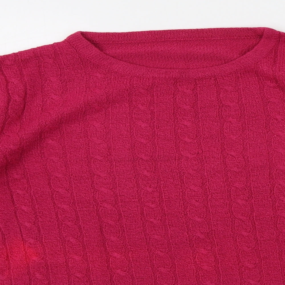 EWM Womens Pink   Pullover Jumper Size L